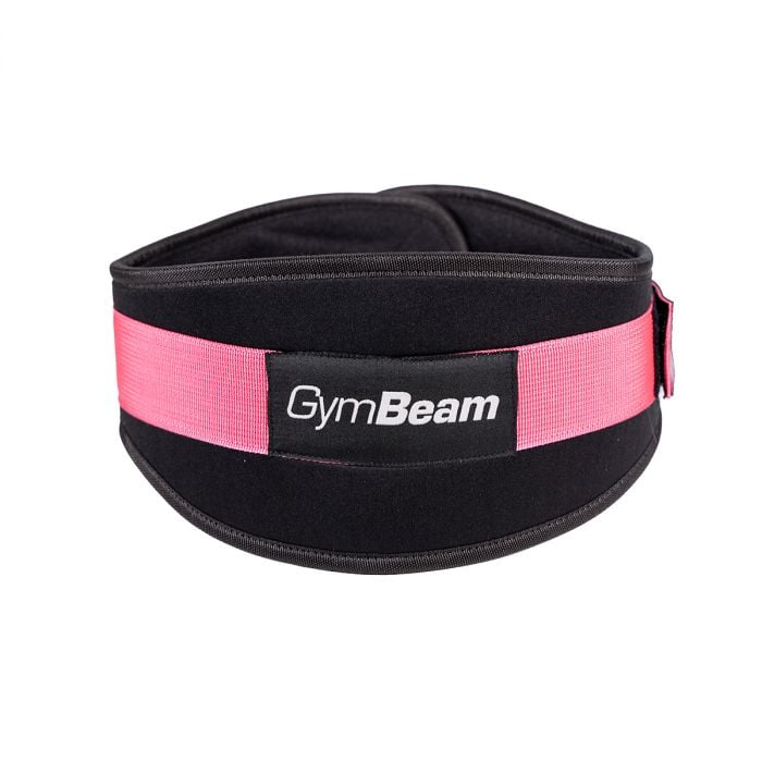 GymBeam Fitness neoprenový opasok LIFT Black & Pink  S