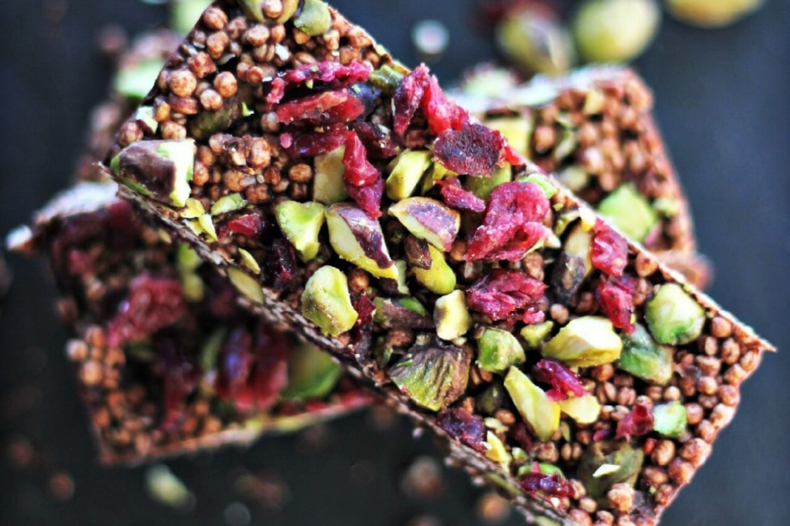Superfood quinoa tyčinky