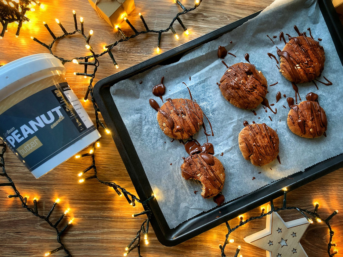 Christmas fitness recipe: Peanut cookies with vanilla protein