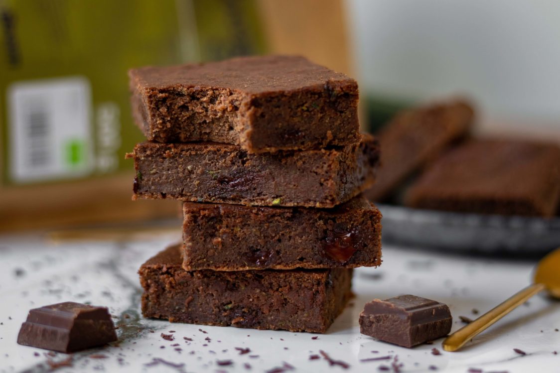 Fitness recept: Vláčné cuketové brownies s čokoládou