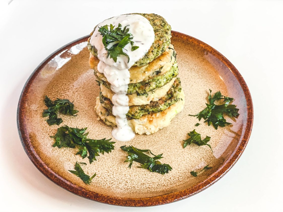 Fitness recipe: Cauliflower and Broccoli Fritters