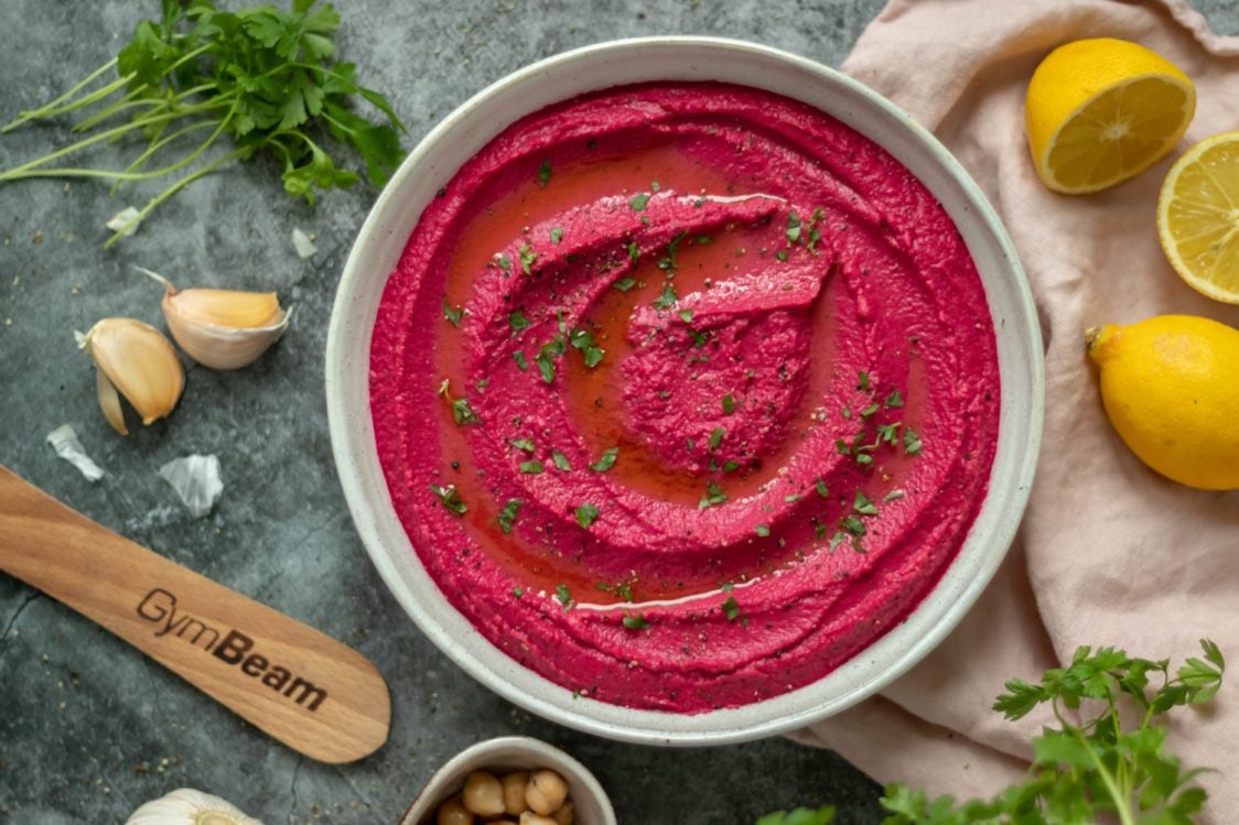 Fitness Recipe: Hummus with Chickpeas and Beetroot