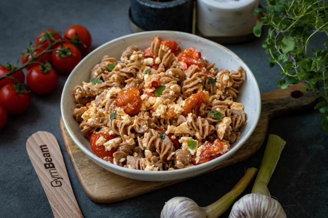 Fitness Recipe: Whole-Grain Pasta with Feta Cheese and Cherry Tomatoes