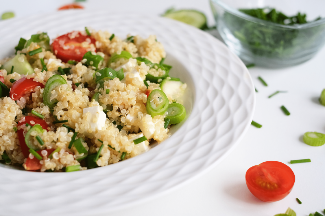 Fitness Recipe: Fresh Herb Tabbouleh Salat with Quinoa