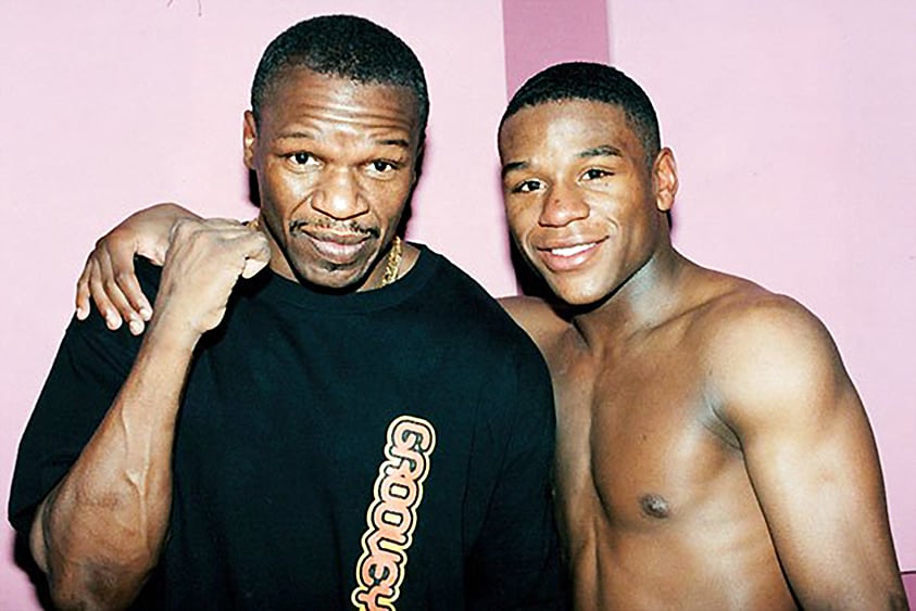 Floyd Mayweather and his father