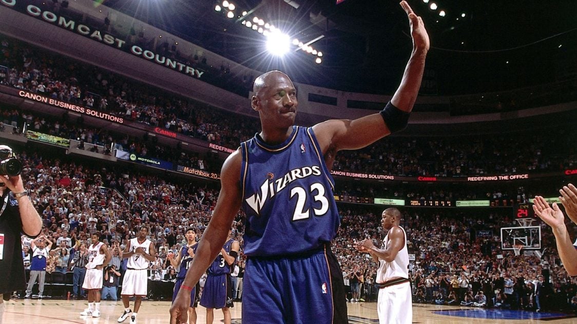 Michael Jordan and his last match in the Washington Wizards jersey