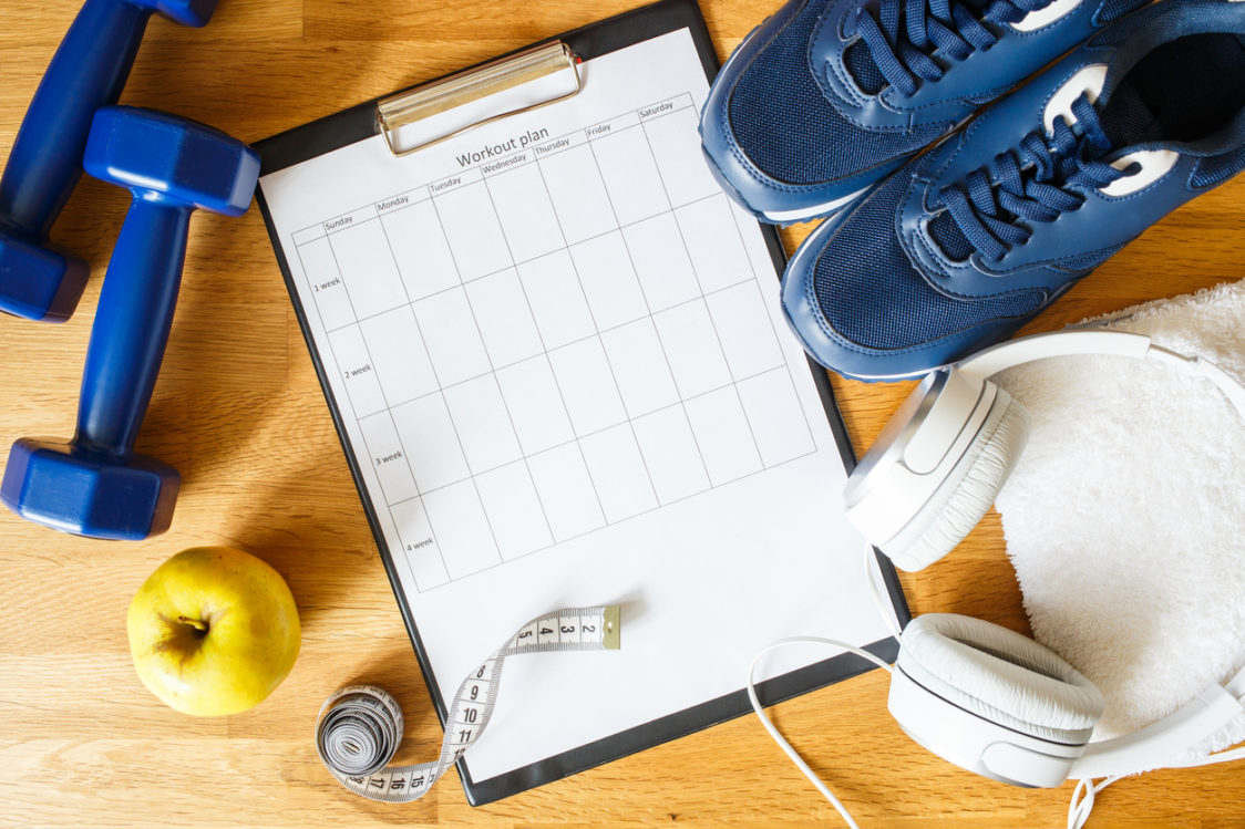 Plan your workouts in advance as an urgent matter