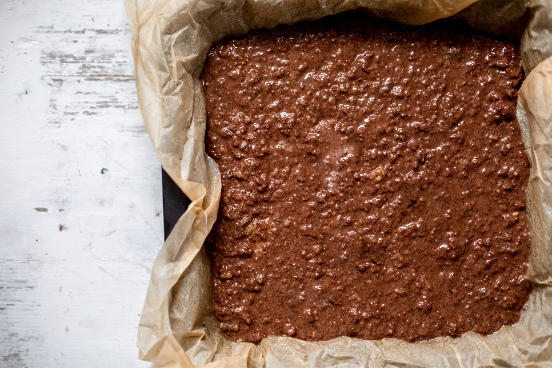 Brownies cheesecake s arašidovým maslom - základ Brownies cheesecake s arašidovým maslom - základ