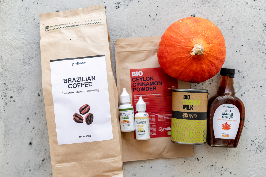 Pumpkin spice latte - ingrediencie