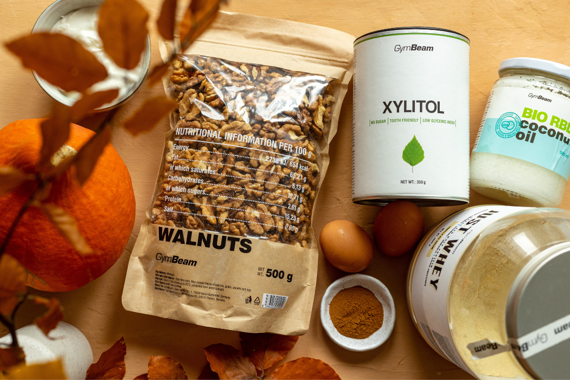 Tekvicové cupcakes s tvarohovým krémom - ingrediencie Tekvicové cupcakes s tvarohovým krémom - ingrediencie