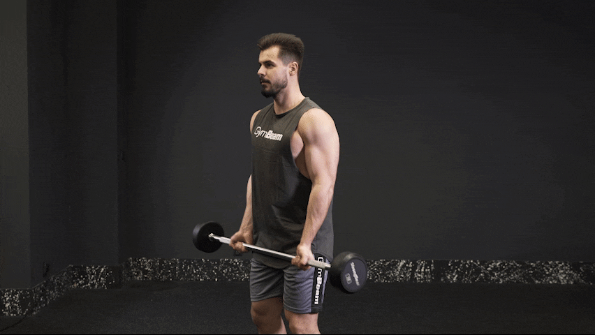 Ako cvičiť zdvihy na biceps s osou?