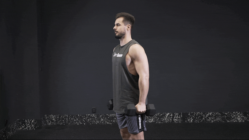 Ako cvičiť predpažovanie s jednoručkami?