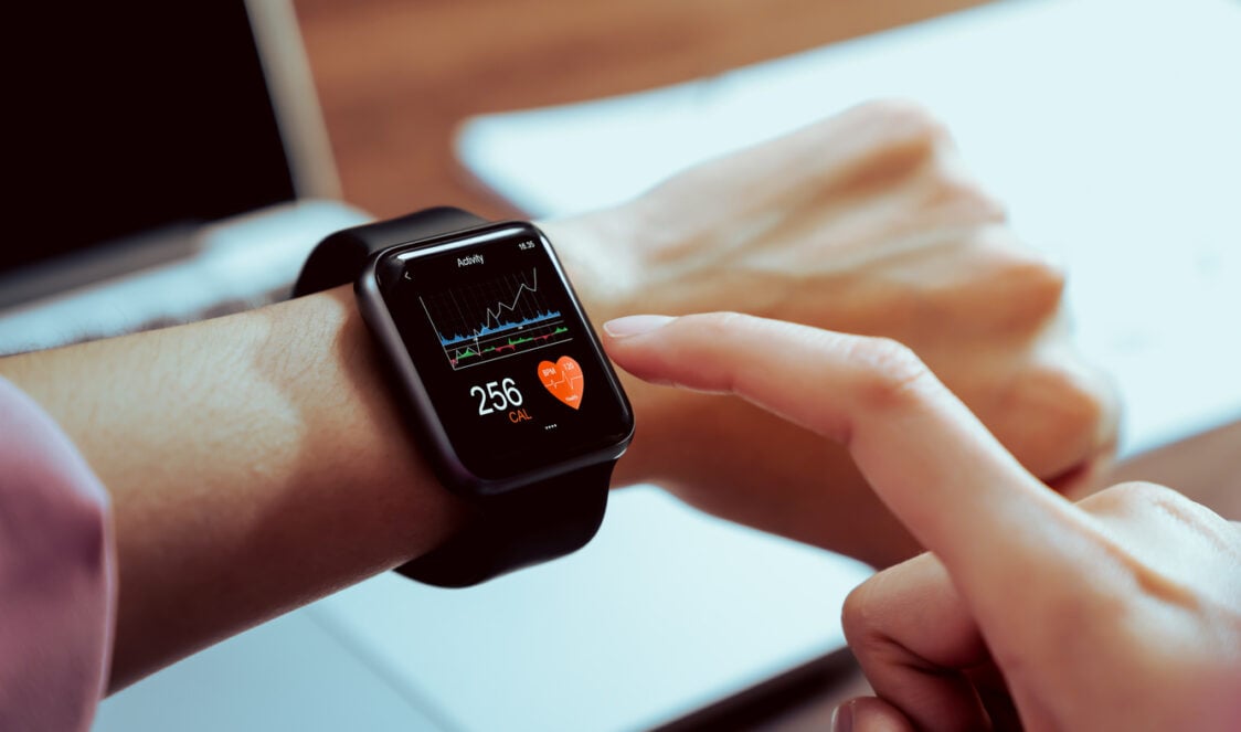 Smartwatch a aplikacją fitness