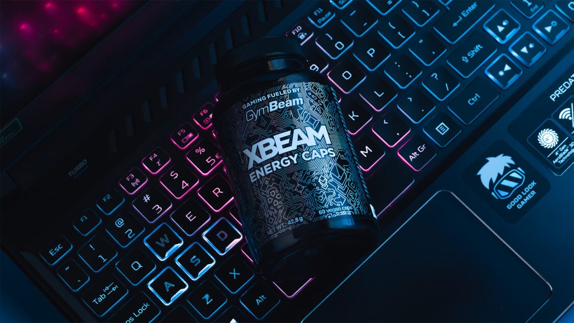 XBEAM Energy Caps - Capsules for Supporting Gaming Performance, which reliably help on the road to victory in every online match.