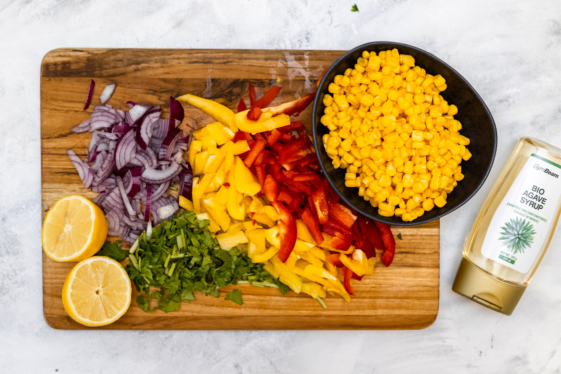 Ázijský cestovinový šalát – ingrediencie Ázijský cestovinový šalát – ingrediencie