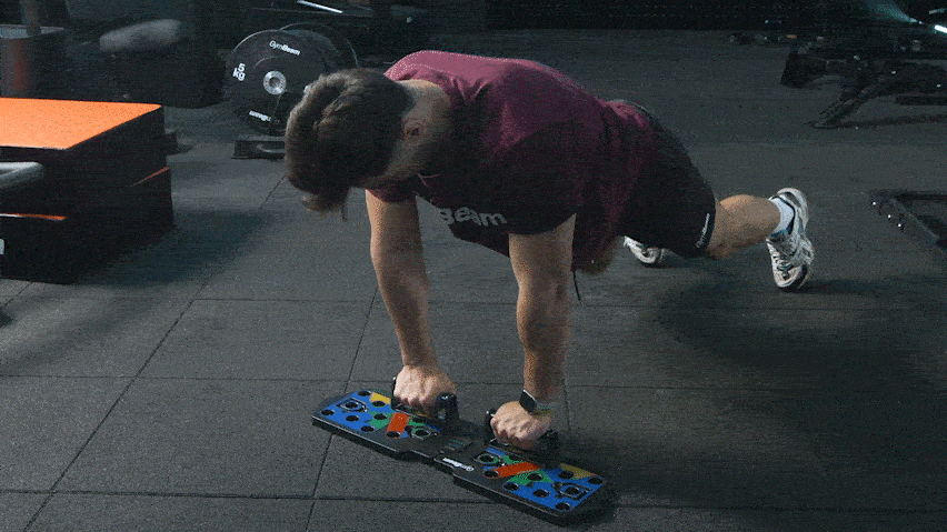 Kliky na trapézy s podložkou na kliky 