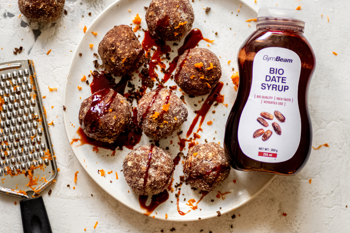 Nepečené mrkvové guličky Nepečené mrkvové guličky