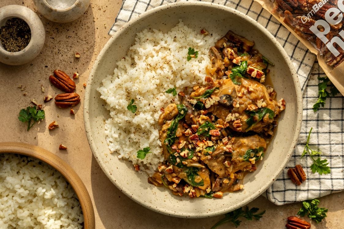 Chicken breast with mushrooms