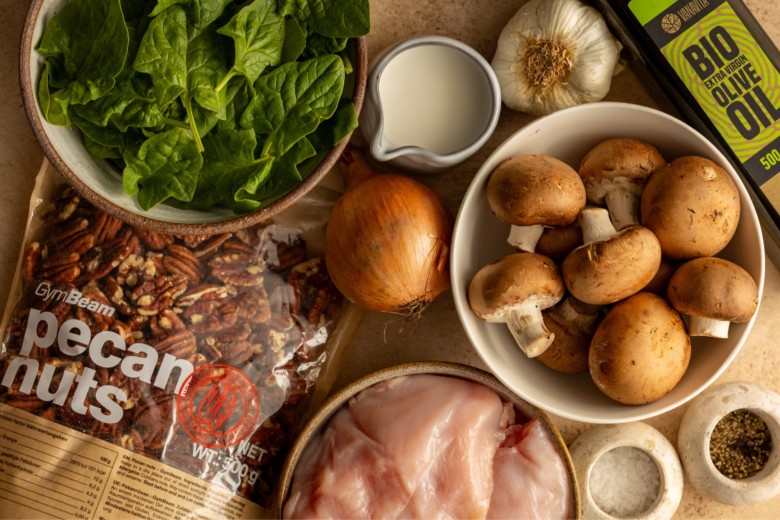 Chicken breast with mushrooms - ingredients