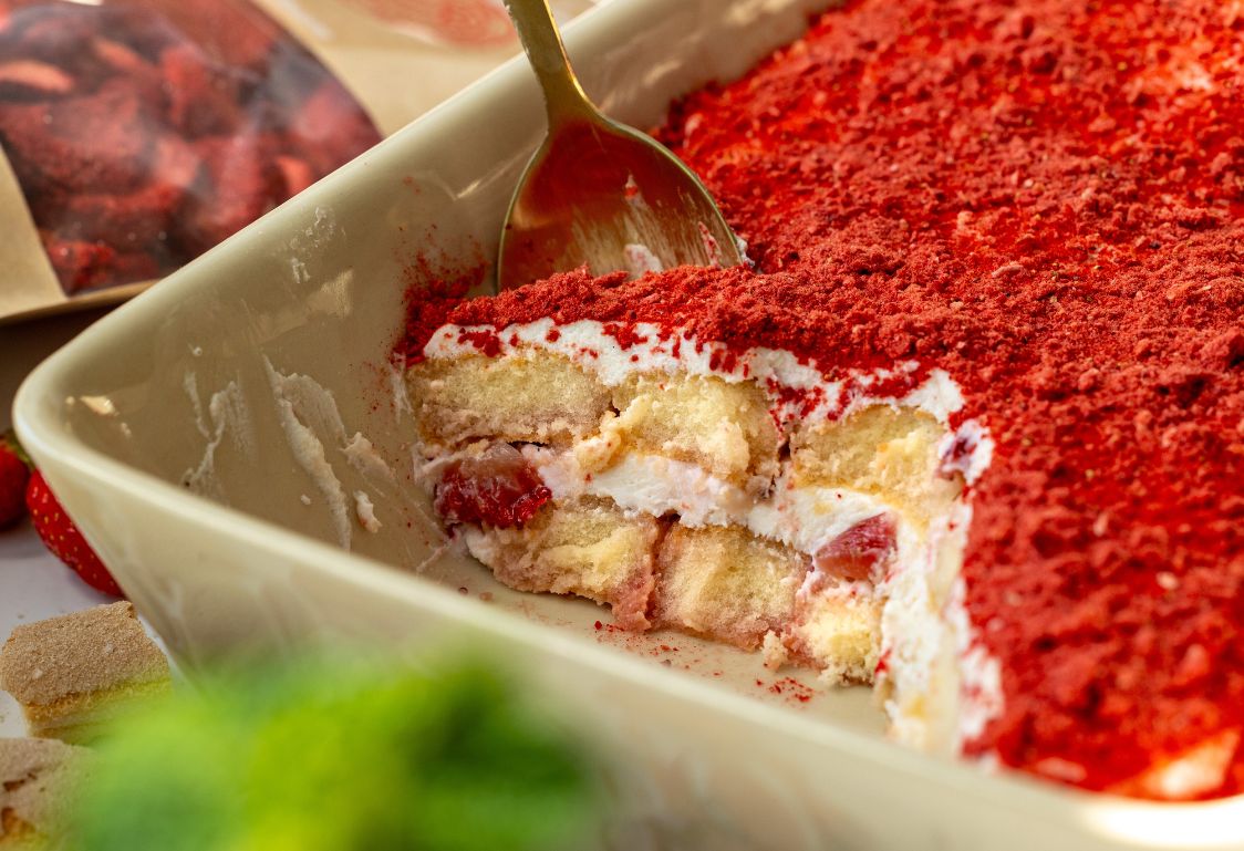 Jahodové tiramisu Jahodové tiramisu