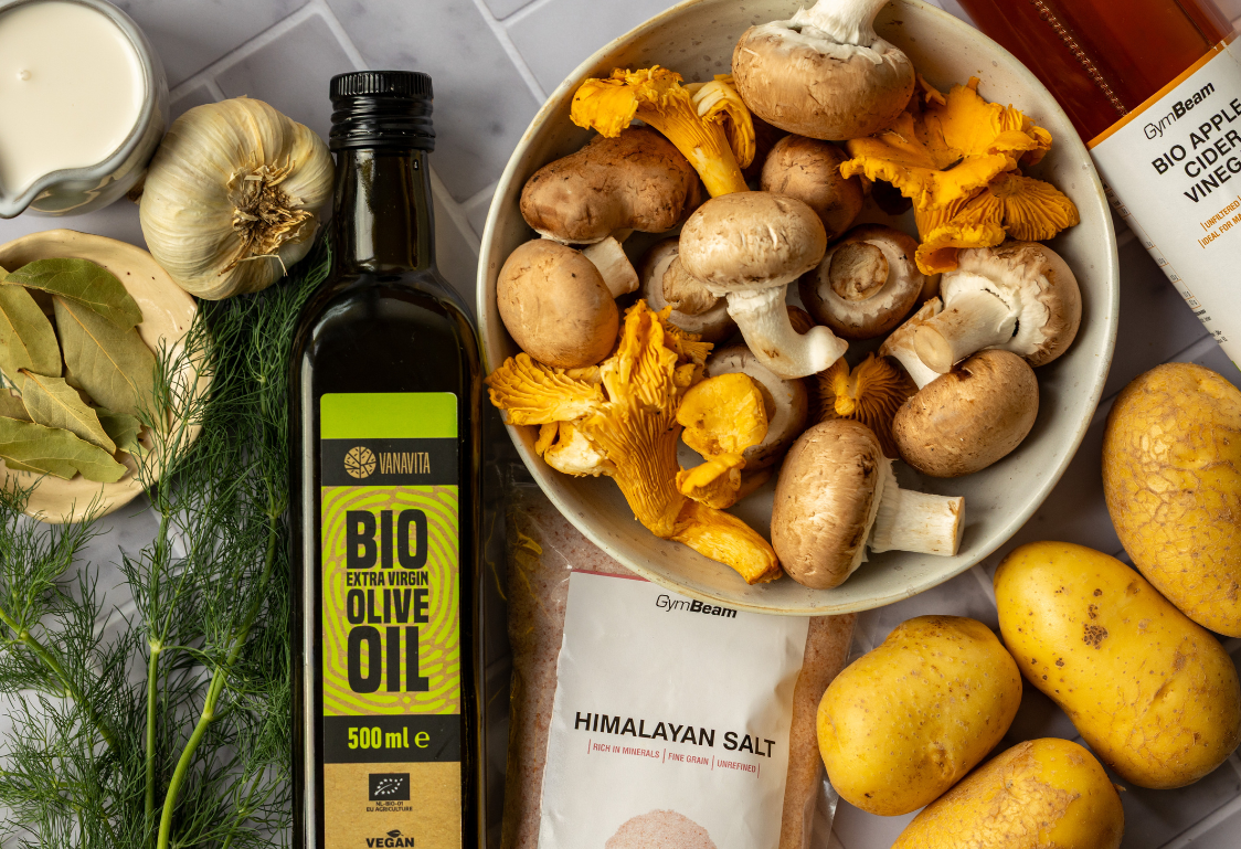 Kulajda so zaveseným vajcom - ingrediencie Kulajda so zaveseným vajcom - ingrediencie