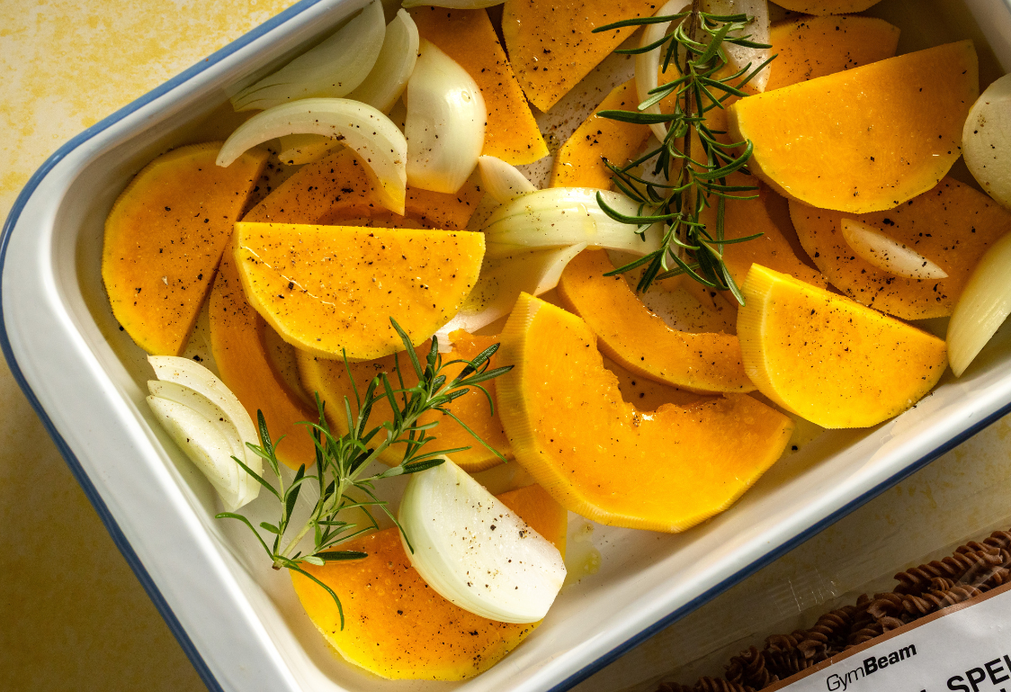 Cestoviny s vegánskou tekvicovou omáčkou - príprava tekvice