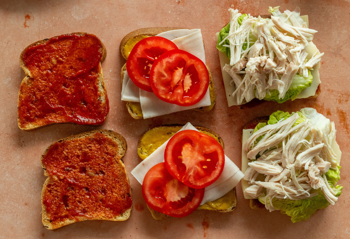 Club sendvič – vrstvenie