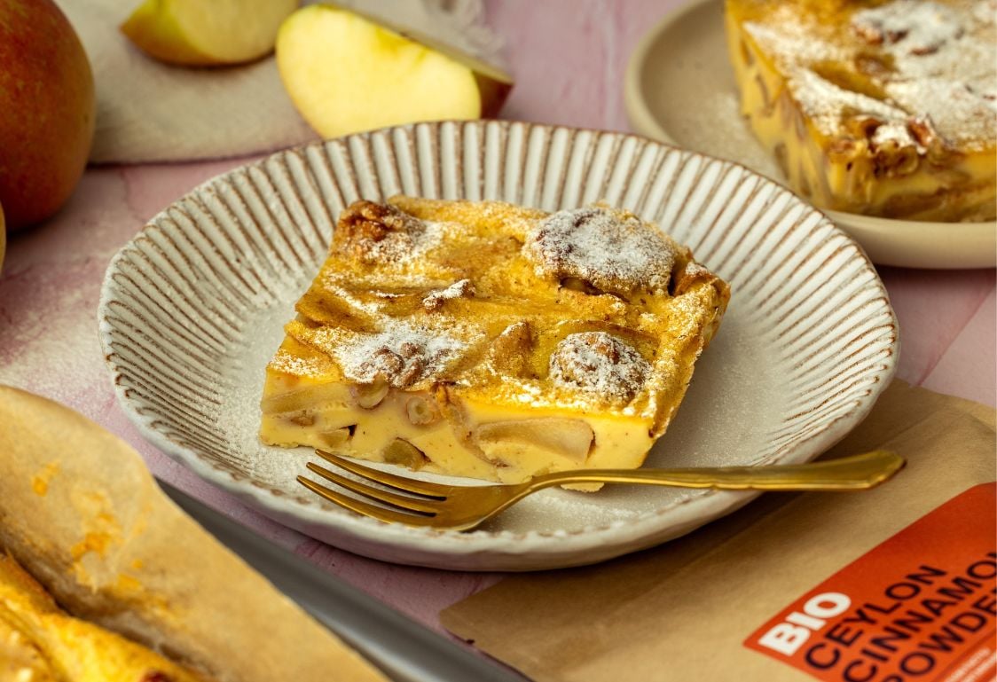 Pečená jablková palacinka