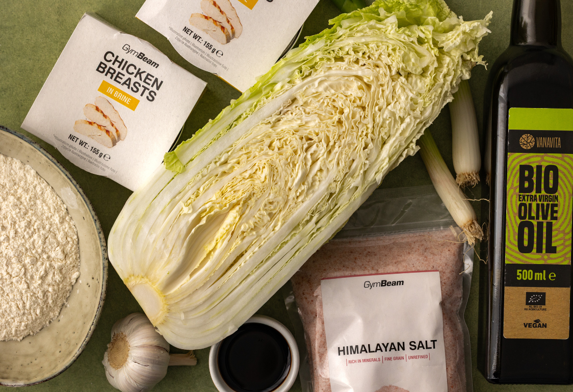 Gyoza knedličky s kuracím mäsom – ingrediencie