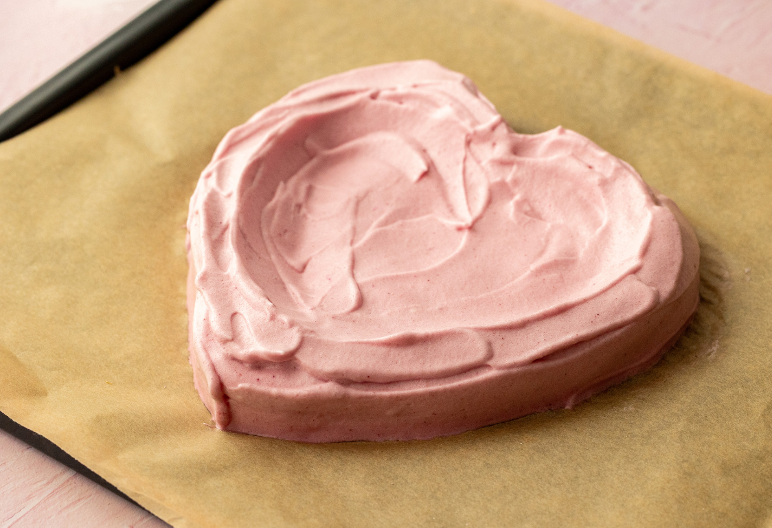 Jahodová pavlova bez cukru - príprava korpusu