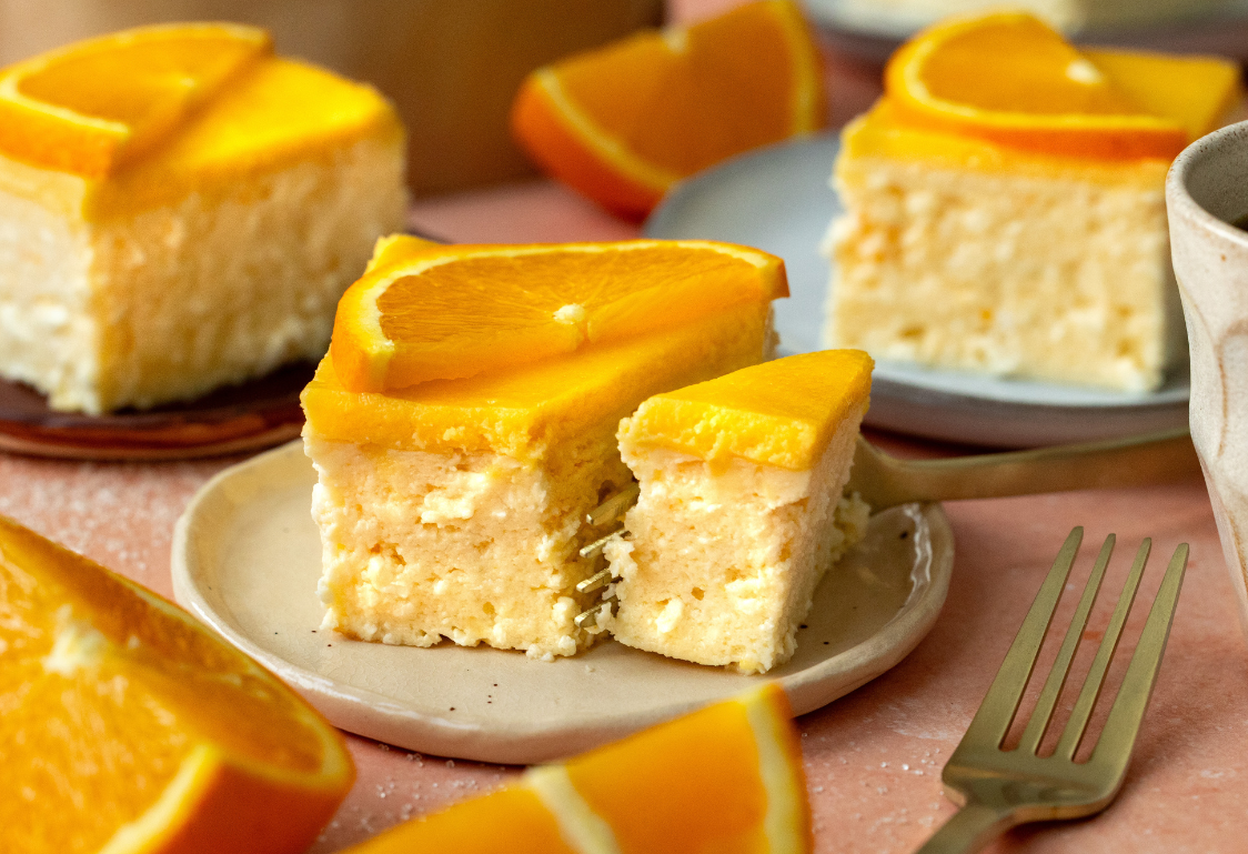 Tvarohovo-pomarančové rezy