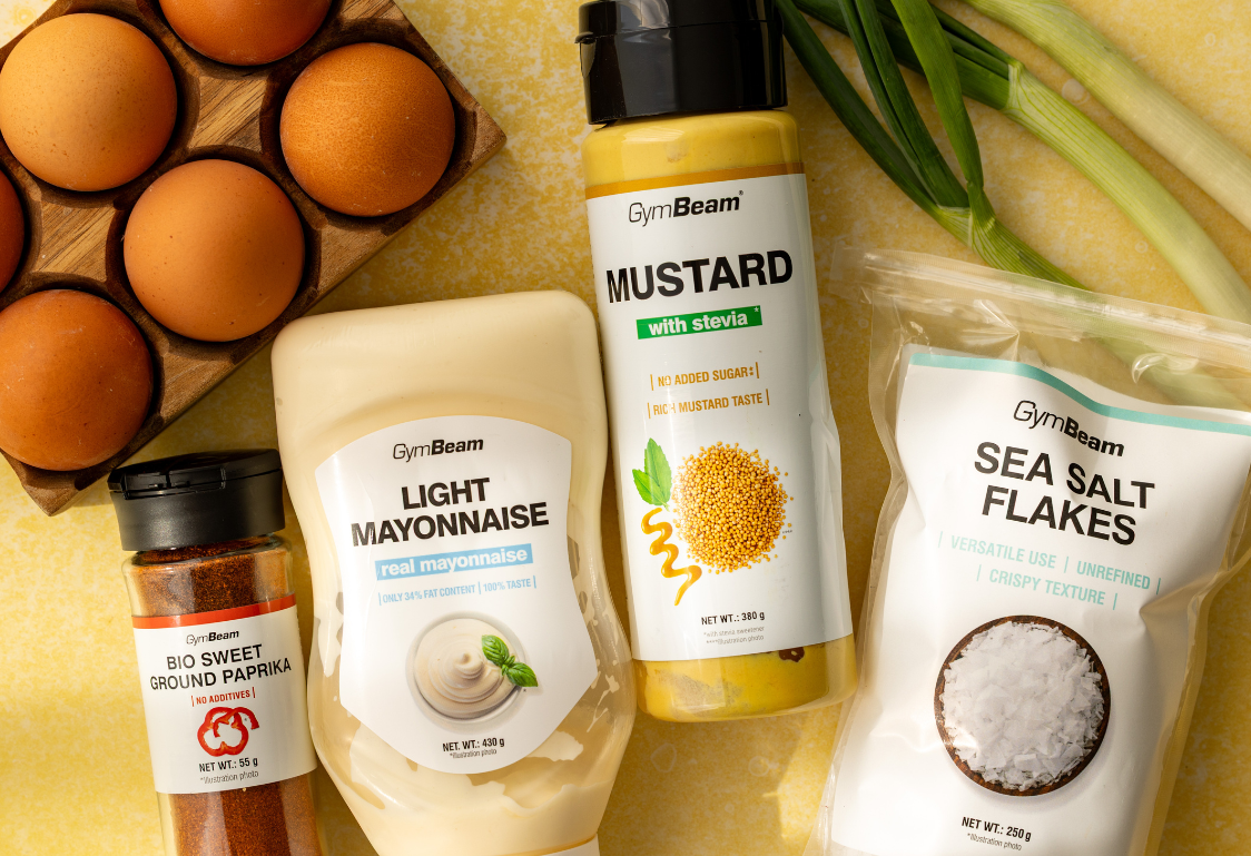 Plnené vajcia natvrdo – ingrediencie