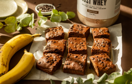 Fitness recept: Banánové brownies s poctivou dávkou bílkovin
