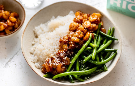 Fitness recept: Ázijské krevety v sladko-slanej omáčke s ryžou