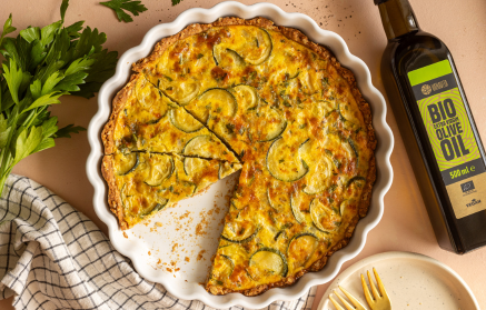 Fitness recept: Cuketový quiche so syrom