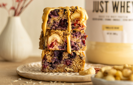 Fitness recept: Ovsený koláč s čučoriedkami