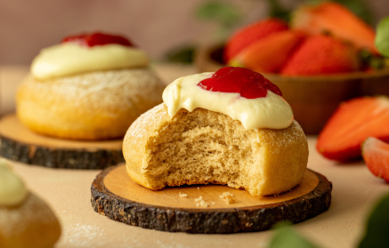 Fitness recept: Kysnuté šišky s tvarohovým krémom