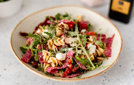 Fitness recept: Cestovinový šalát antipasto