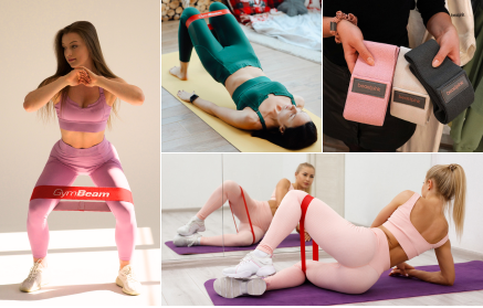 12 najlepších cvikov na zadok a nohy s booty bandmi