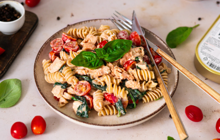 Fitness recept: Krémové cestoviny s lososom