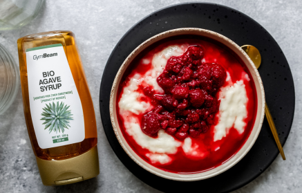 Fitness recept: Malinová mliečna ryža s proteínom