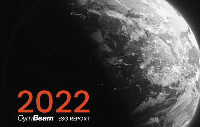 GymBeam ESG report 2022: emisie nižšie o 24 %, recyklácia 225 ton odpadu a 75-tisíc EUR pre Ukrajinu