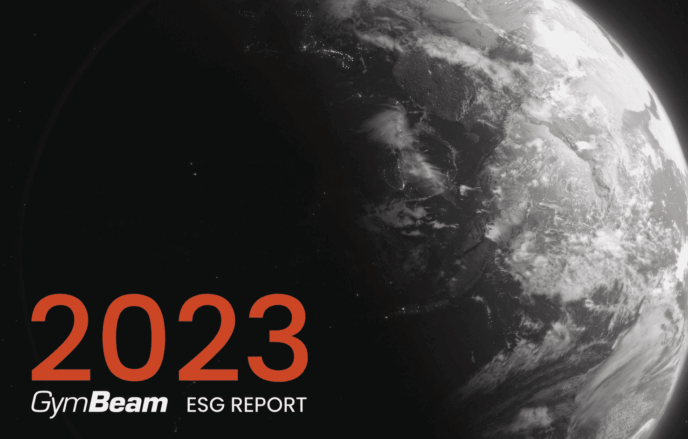 GymBeam ESG report 2023: emisie nižšie o 36 %, recyklácia 417 ton odpadu a vlastná výroba na 7 000 m²