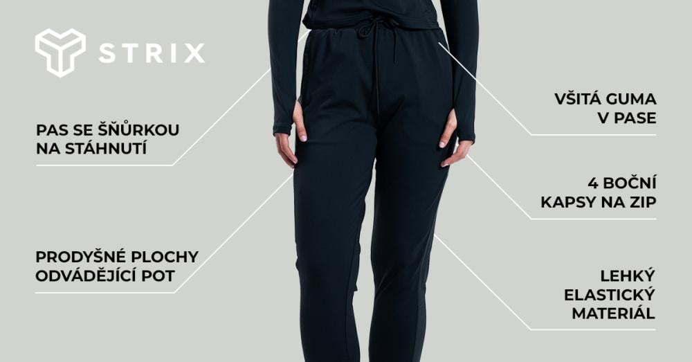 Dámske športové nohavice ULTRA Black - STRIX