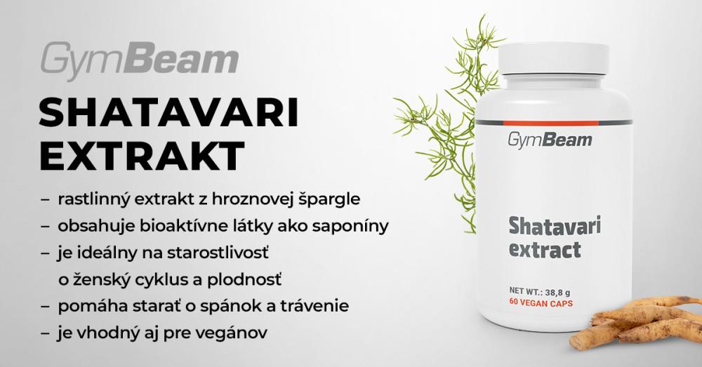 Shatavari extrakt - GymBeam