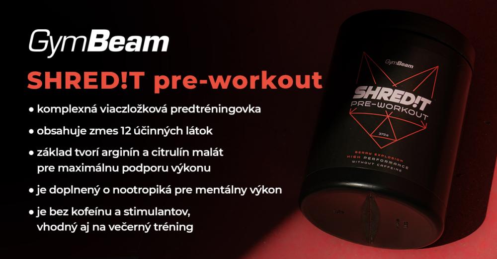SHRED!T pre-workout - GymBeam