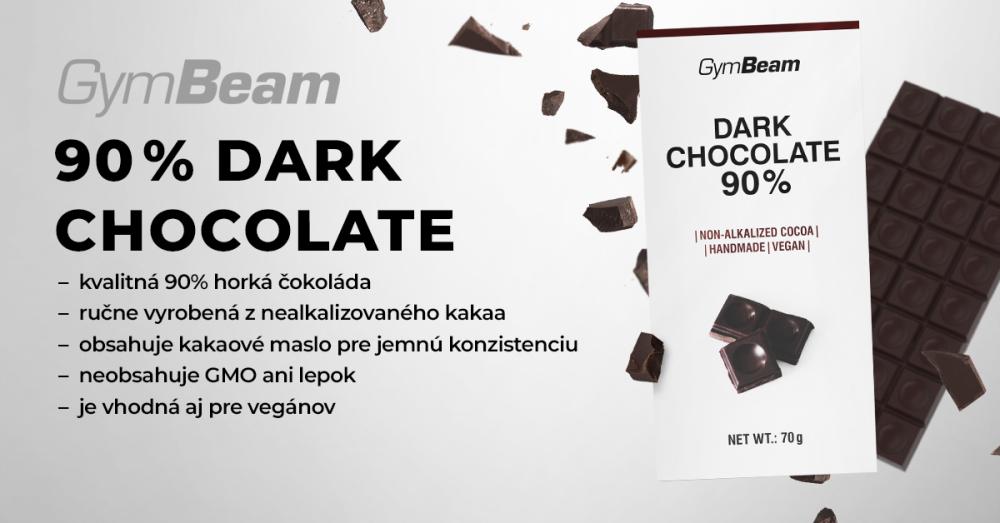 Horká čokoláda 90% - GymBeam
