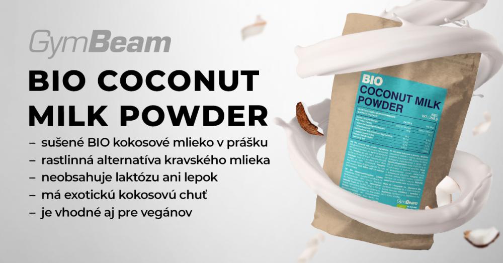 BIO Sušené kokosové mlieko - GymBeam