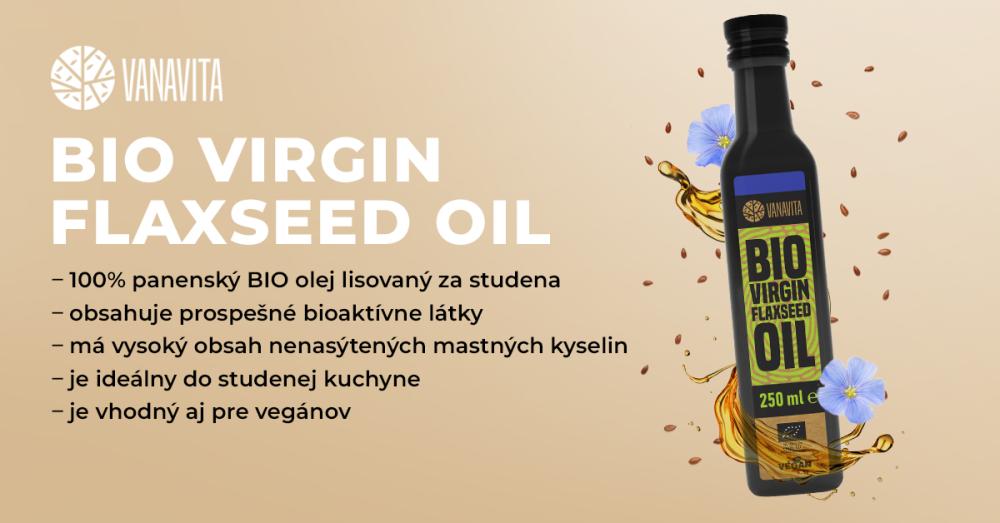 BIO Ľanový olej - VanaVita