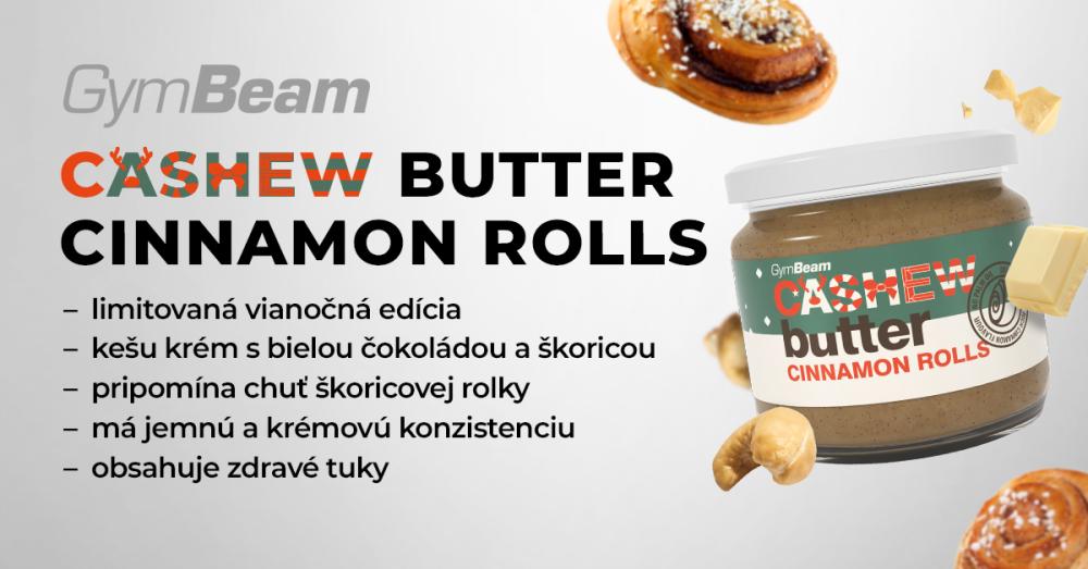 Kešu maslo - Cinnamon rolls - GymBeam